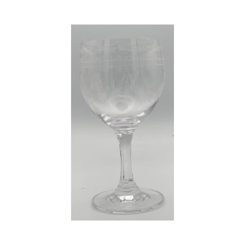 CALICE VINO FIORE INCISO