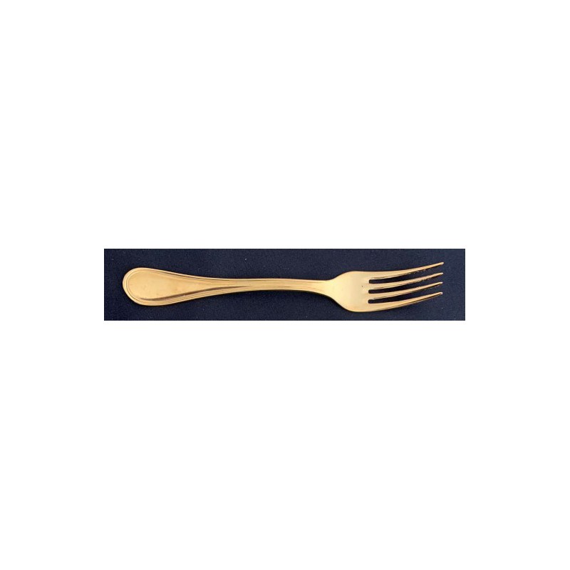 FORCHETTA TAVOLA INGLESE ORO LUCIDO