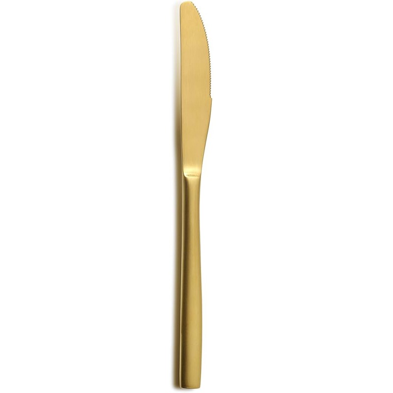 COLTELLO TAVOLA ORO SATINATO