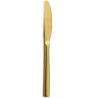 COLTELLO TAVOLA ORO SATINATO