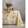 TOVAGLIA Toile de jouy 220x220 col. SABBIA