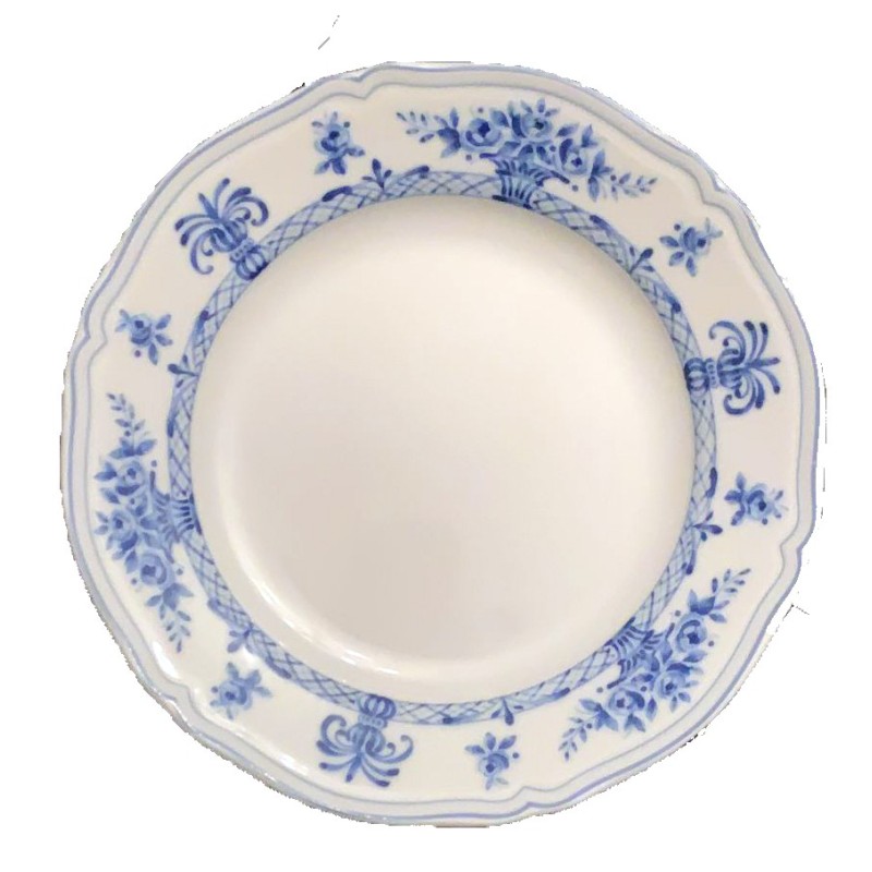 PIATTO PIANO mod. BOUQUET col. BLU