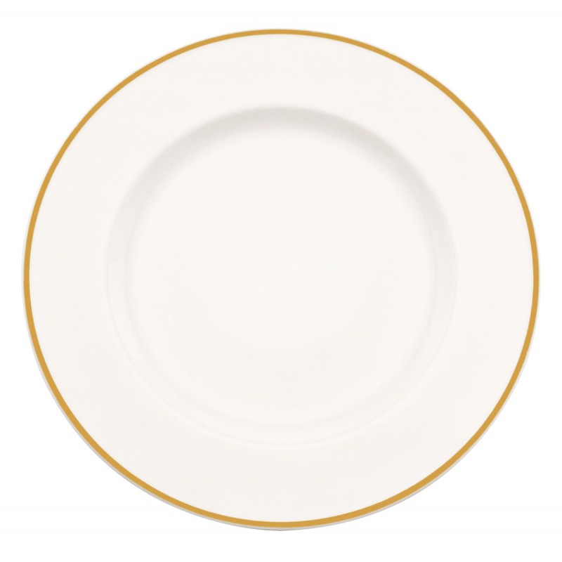 SOTTOPIATTO PORCELLANA FILO ORO