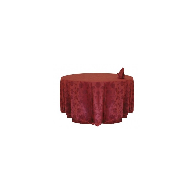 TOVAGLIA ROTONDA Ø 315 BORDO' DAMASCATO