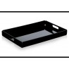 VASSOIO RETTANGOLARE PLEXIGLASS NERO