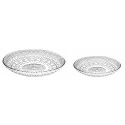 PIATTO PIANO VETRO INCISO