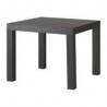 TAVOLINO BASSO K QUADRATO 65X65 NERO