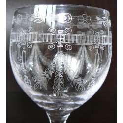 CALICE VINO FIORE INCISO