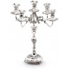 CANDELABRO RINASCIMENTO 5 FIAMME ARGENTO